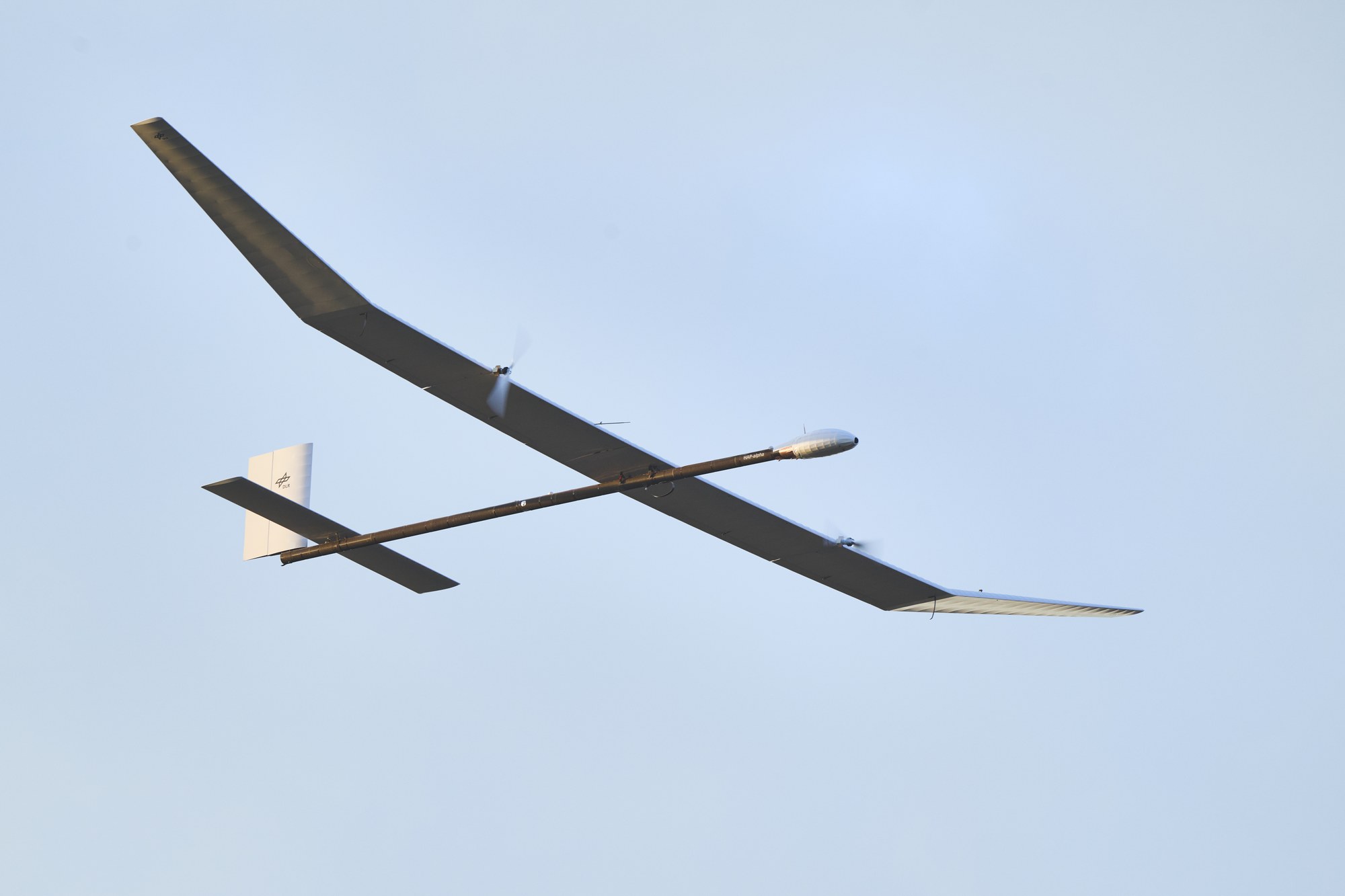 HAP-alpha during its first low-altitude flight