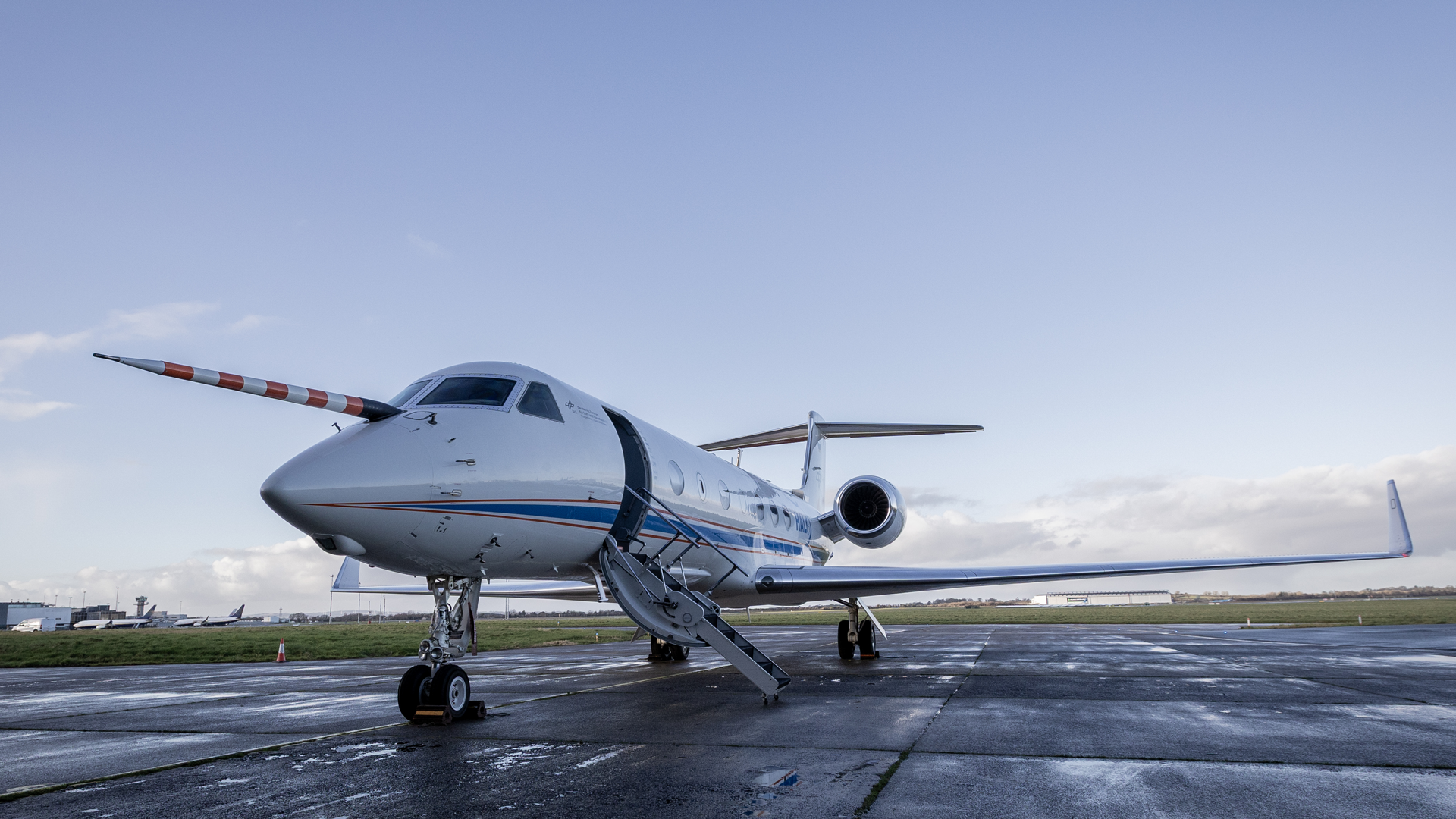 DLR research aircraft HALO at Shannon Airport, Ireland