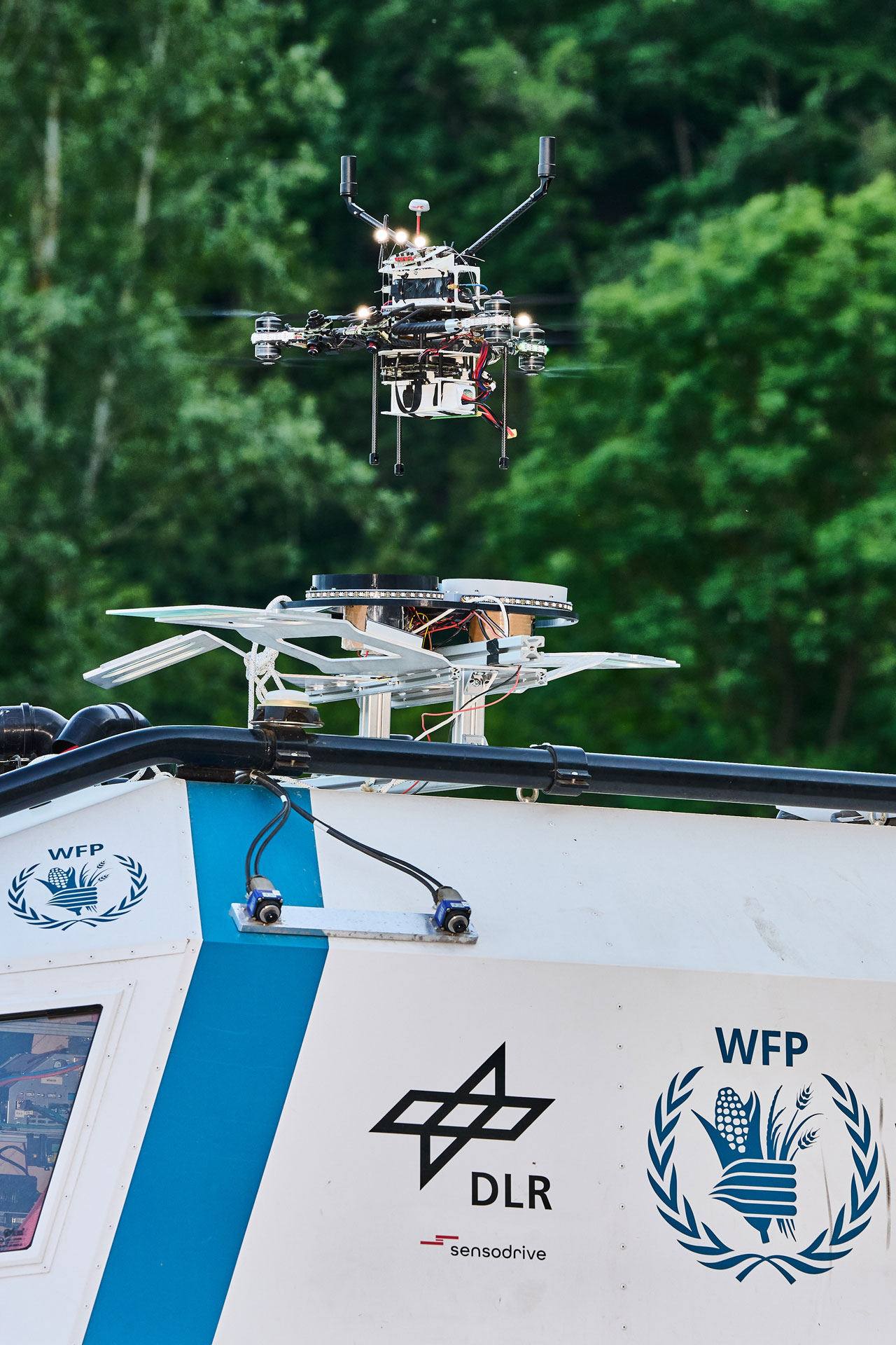 Drone launch from the SHERP