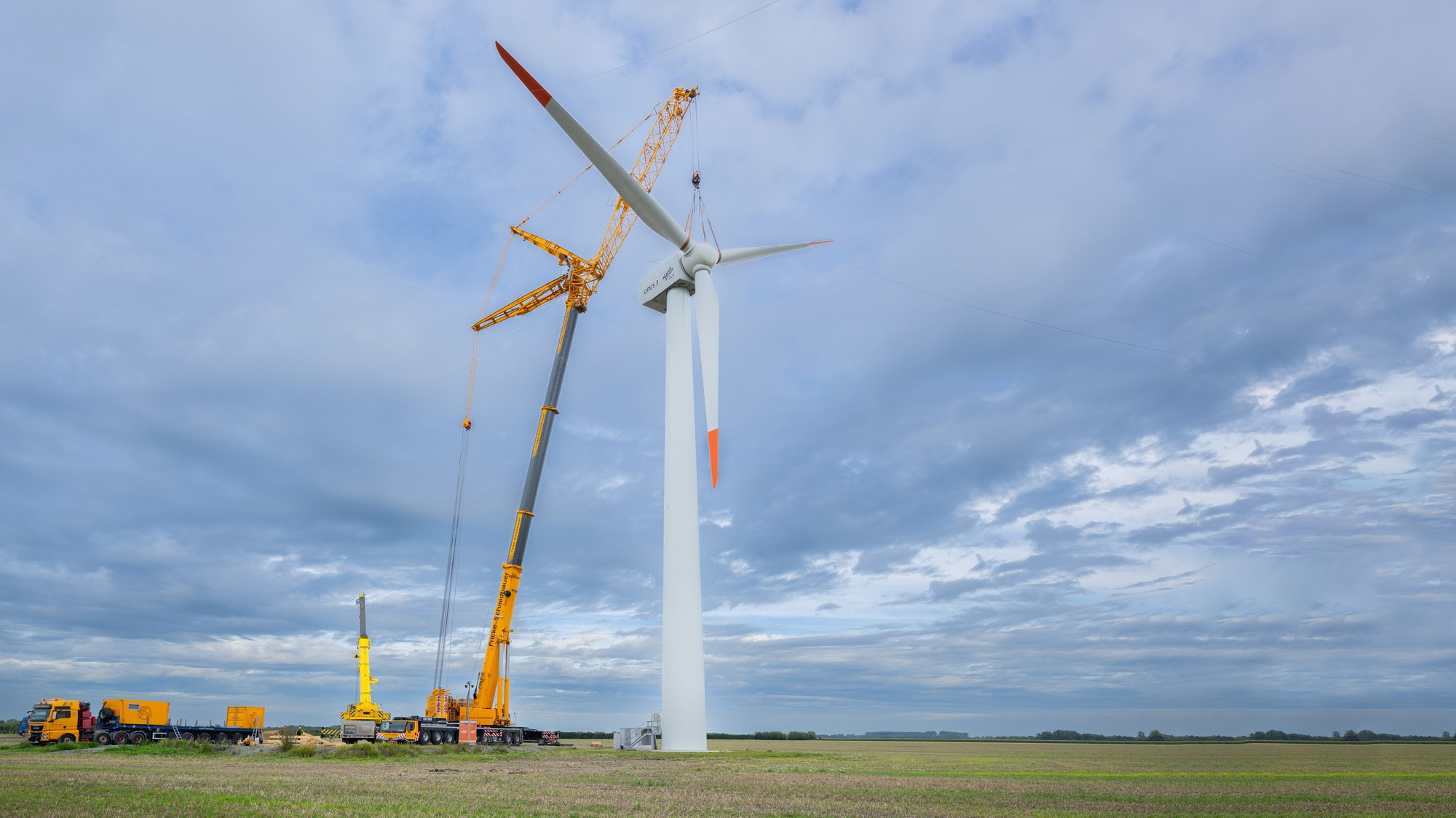 OPUS 3 – the third installation at the DLR WiValdi wind energy research park in Krummendeich