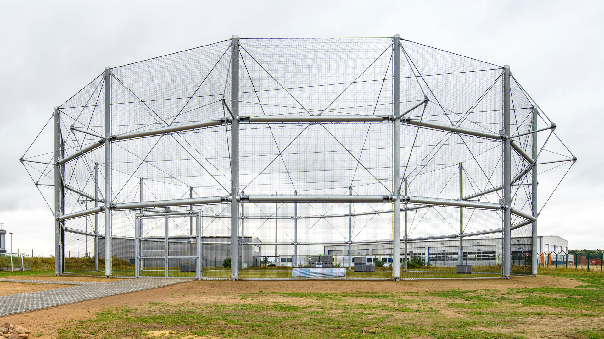 Drone cage at the DLR site in Braunschweig