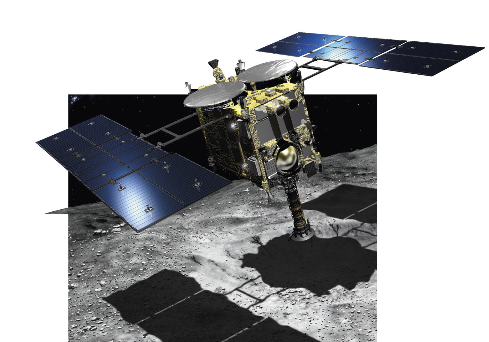 Illustration of the Hayabusa2 probe