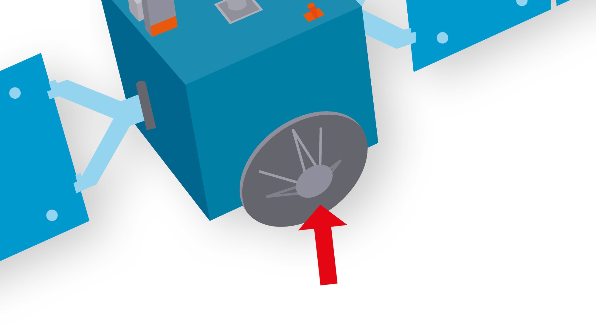 Illustration of Hera's antenna