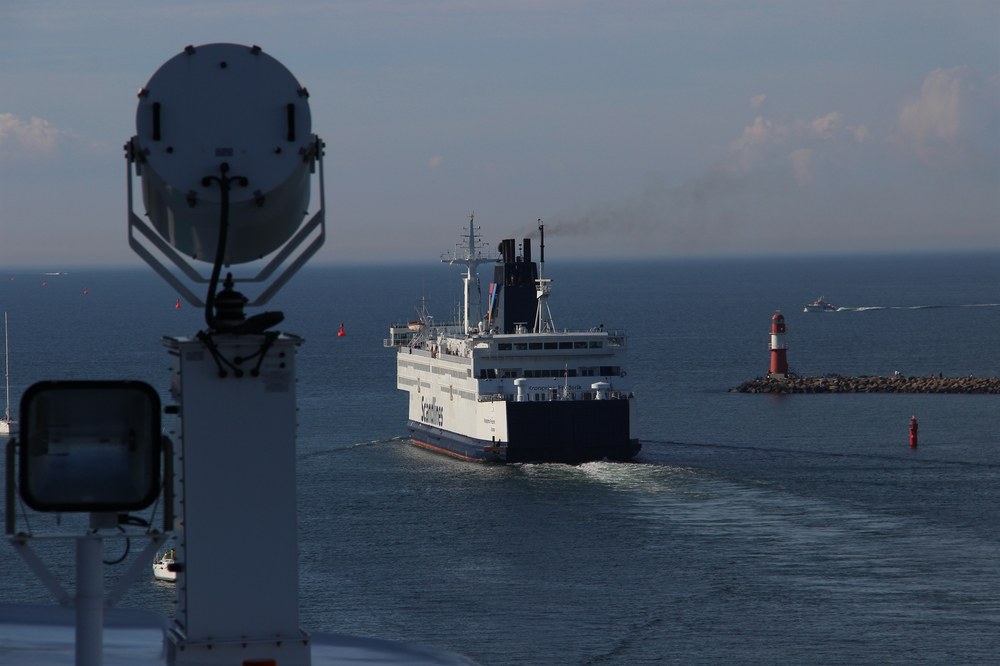 Rostock Harbour sea canal