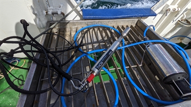 Transmission measurement in baltic sea