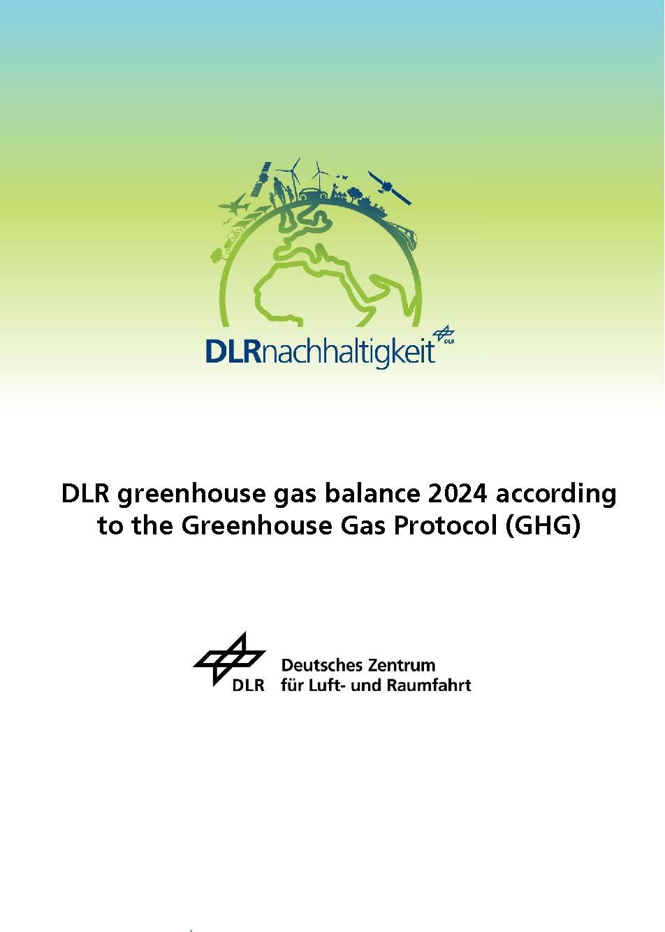 Cover DLR greenhouse gas