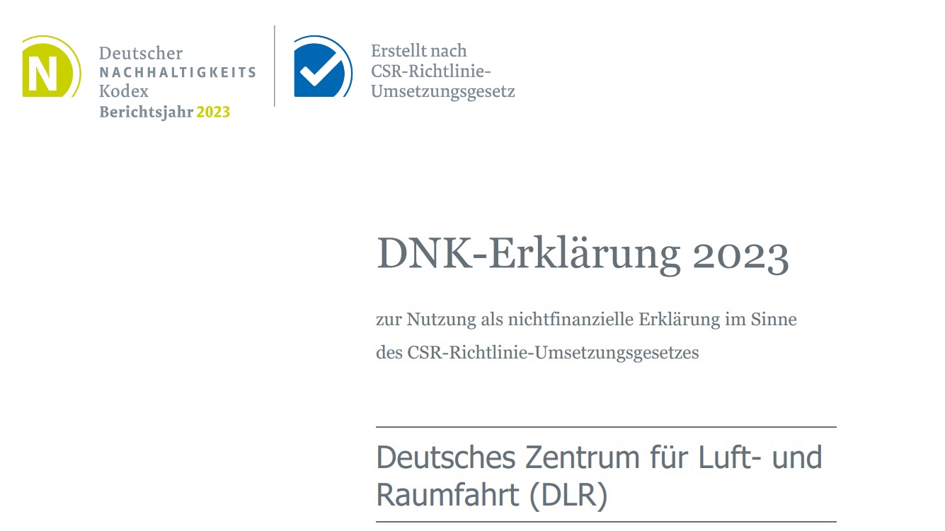 Cover of the DLR declaration on the DNK Code 2022/23