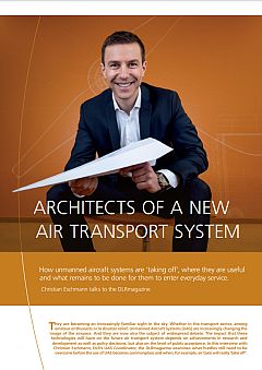 Preview image: DLR_magazin 164 – Architects of a new air transport system