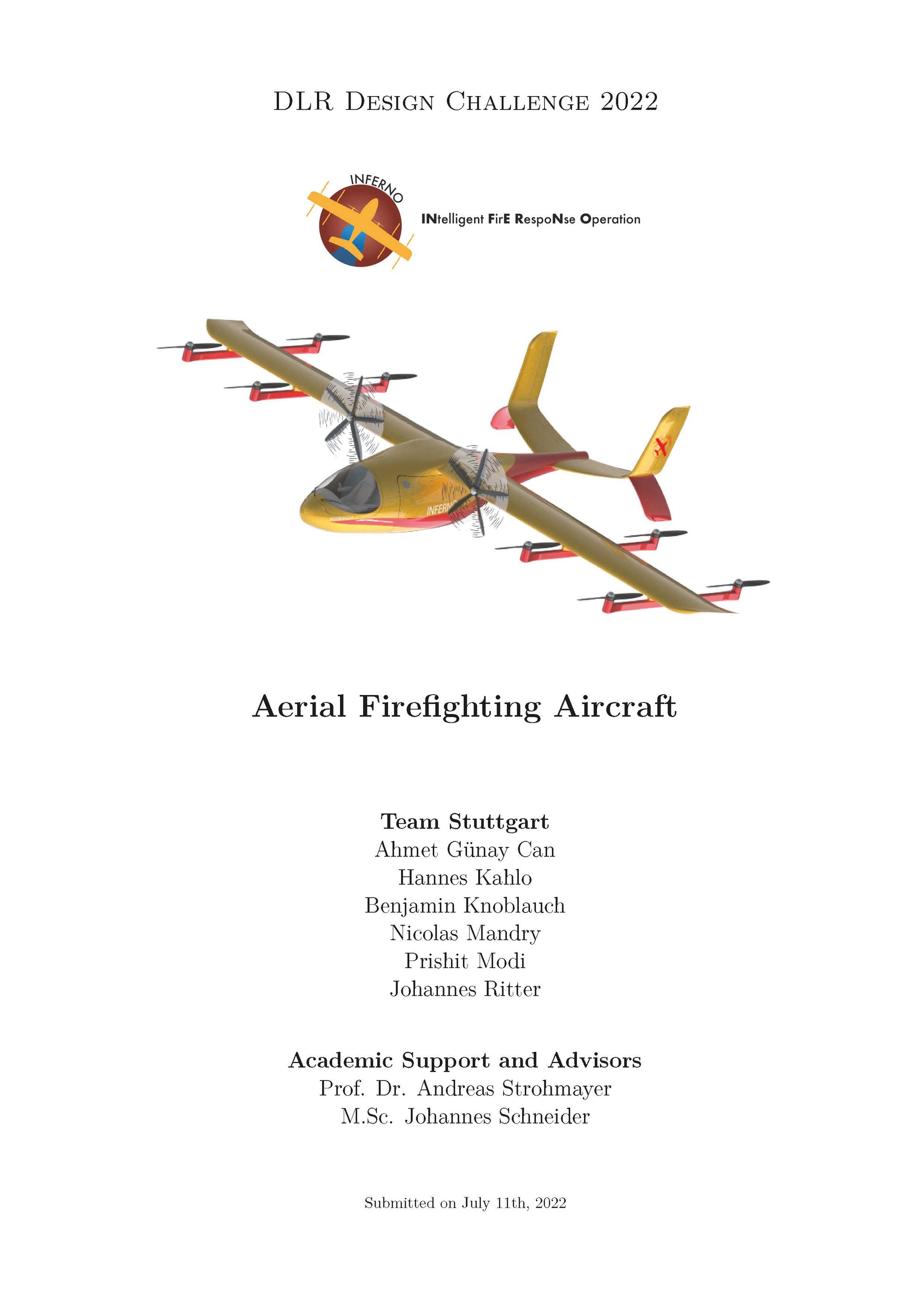 Preview image: DLR Design Challenge 2022 - Report – Uni Stuttgart Inferno