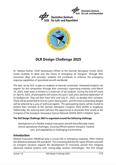Preview image – DLR Design Challenge 2025