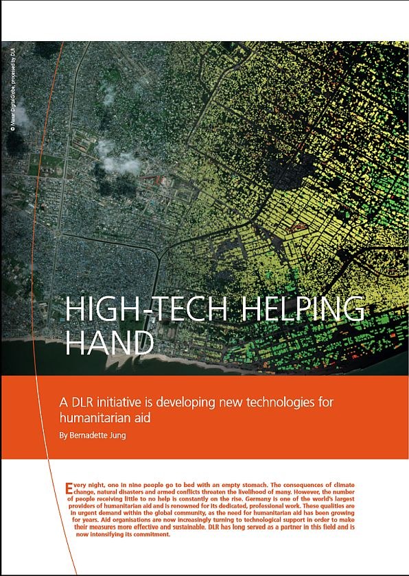 Preview image: DLRmagazine 165 - High-tech helping hand