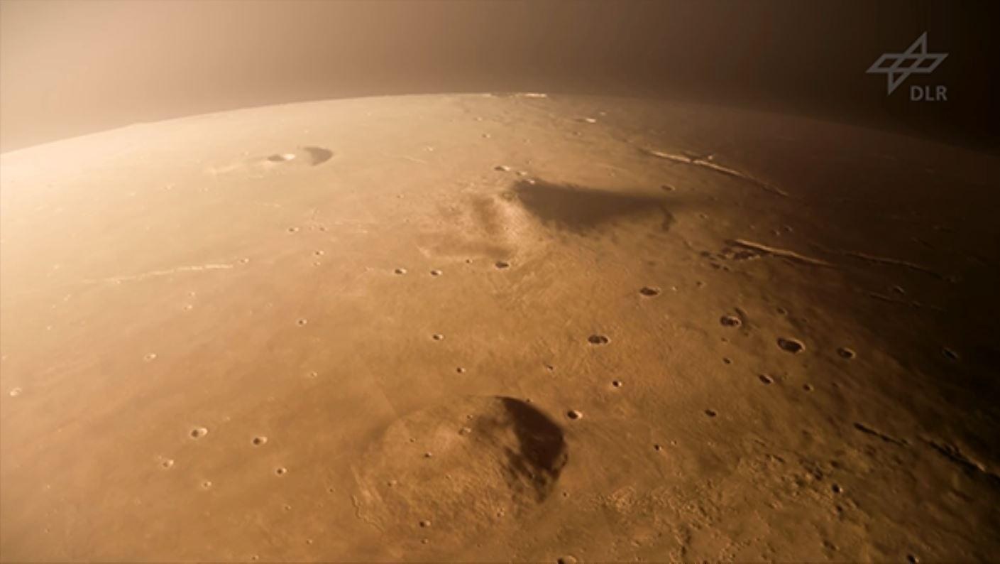 Still - Video: Flight over the InSight landing site in Elysium Planitia
