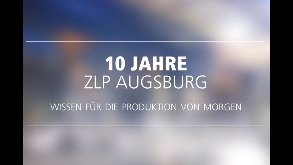 Video still - 10 years ZLP Augsburg