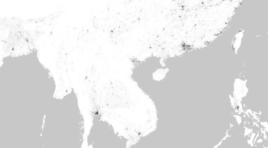 Blog preview image: World Settlement Footprint - Where do humans live?