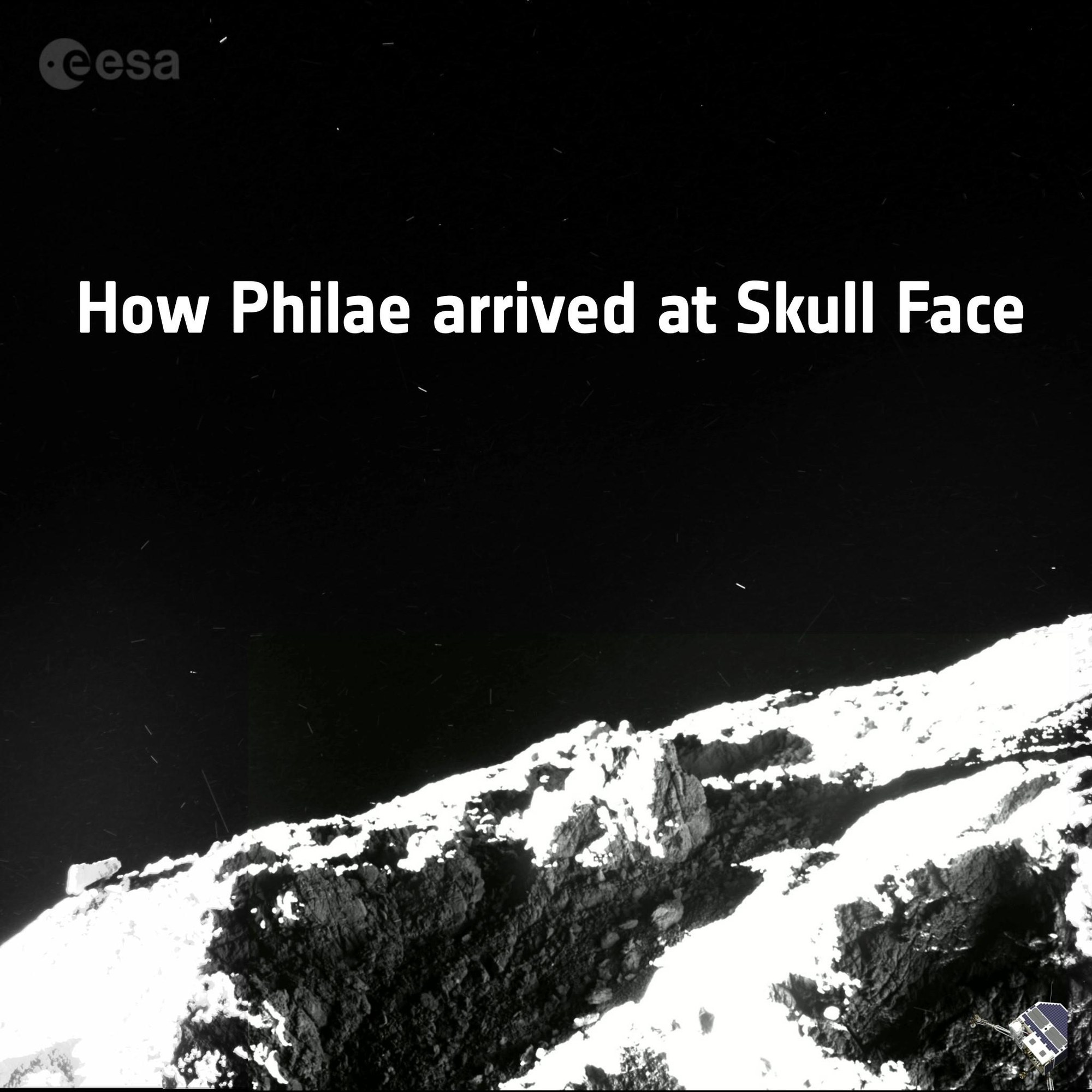 Video still: How Philae arrived at Skull