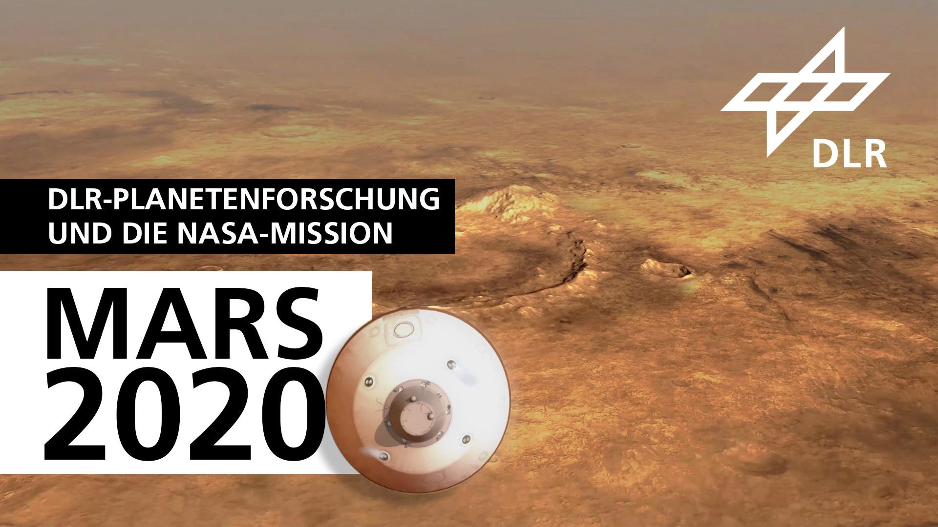 Video still: DLR Institute of Planetary research and NASA mission Mars 2020