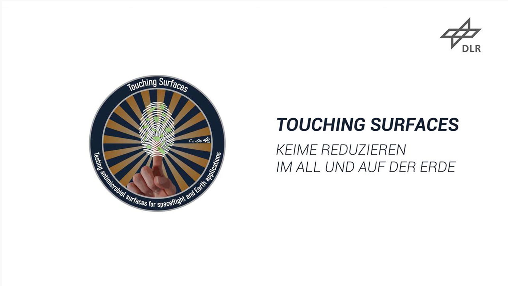 Video still – Video: Touching Surfaces on the ISS
