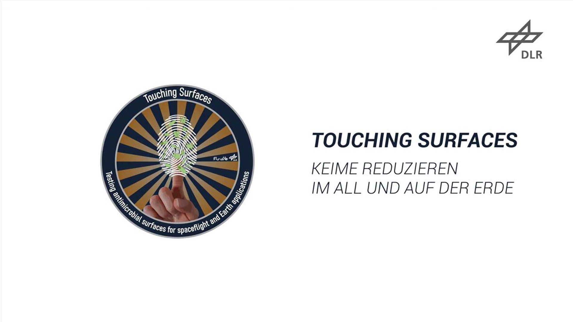 Video still – Video: Touching Surfaces on the ISS