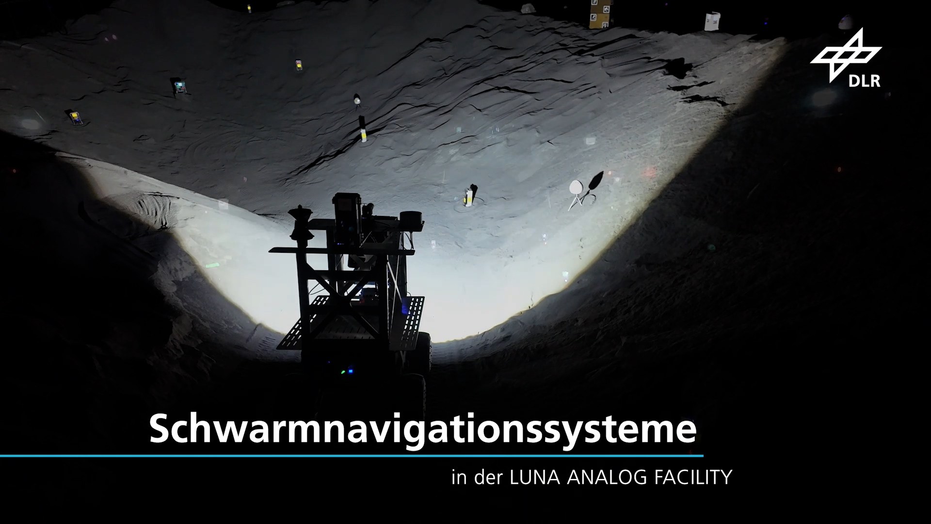 Preview image – Video Swarm Navigation in LUNA Facility