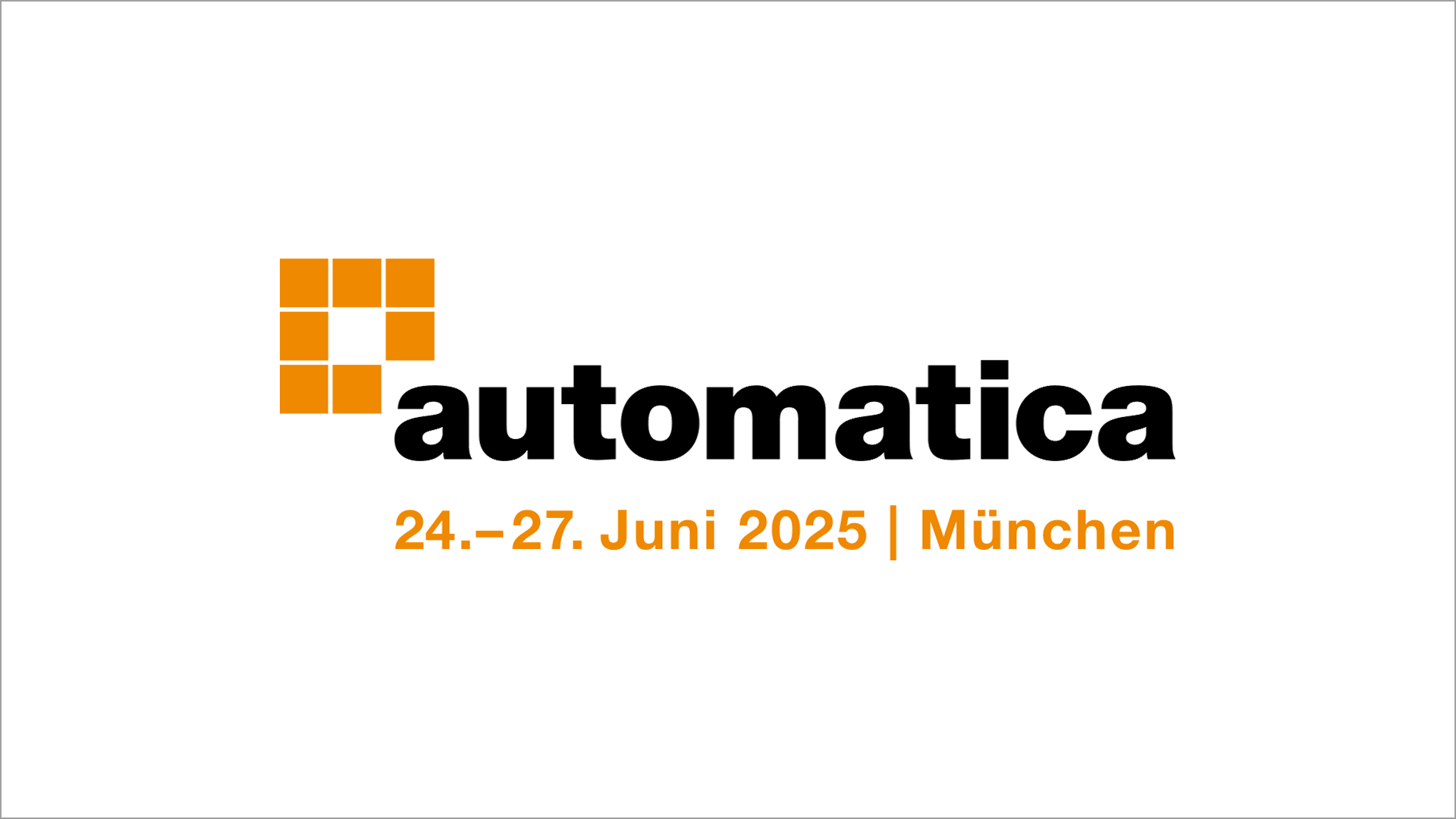 Logo automatica Munich 2025
