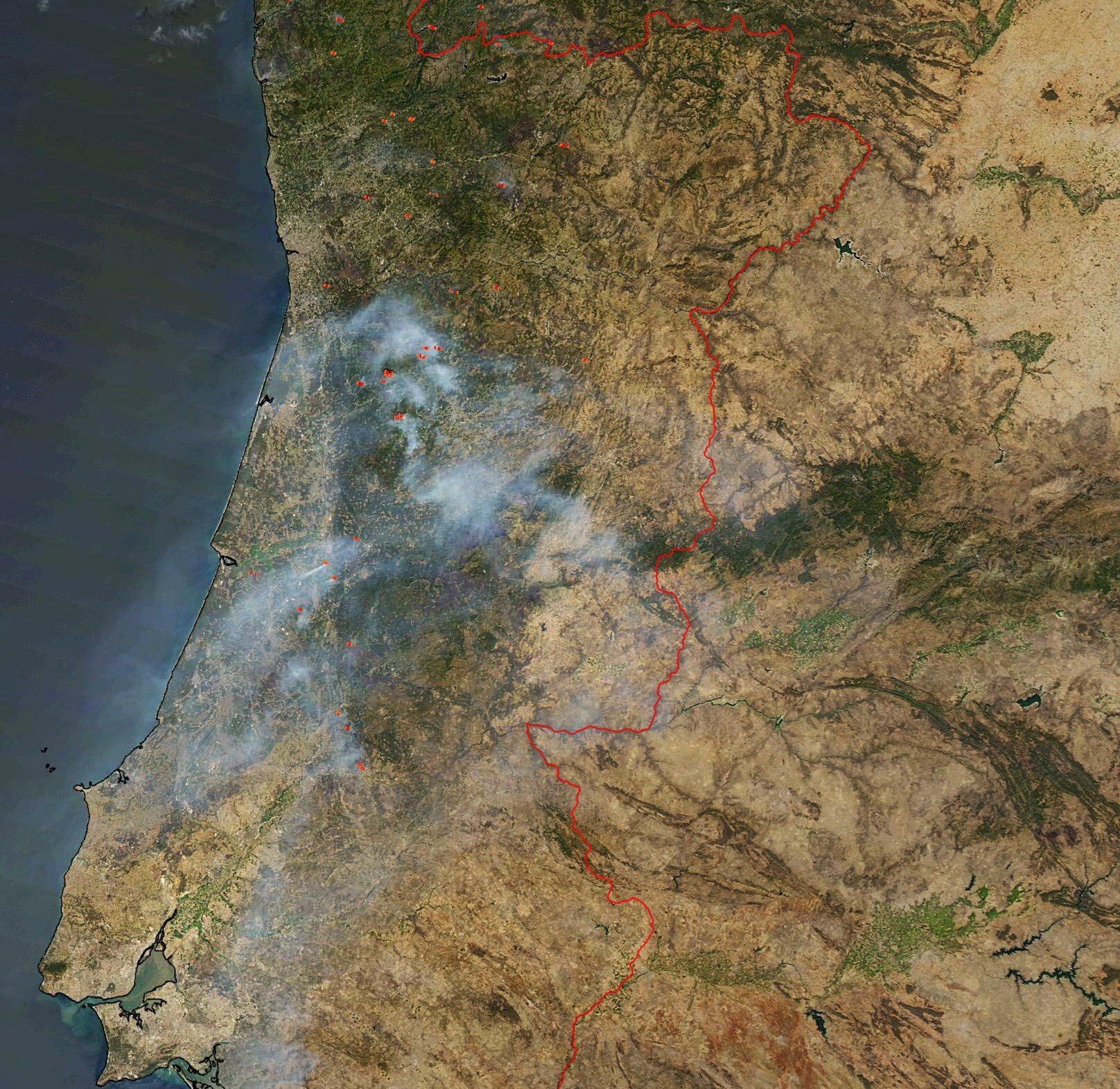 Wildfires in Portugal, 2005