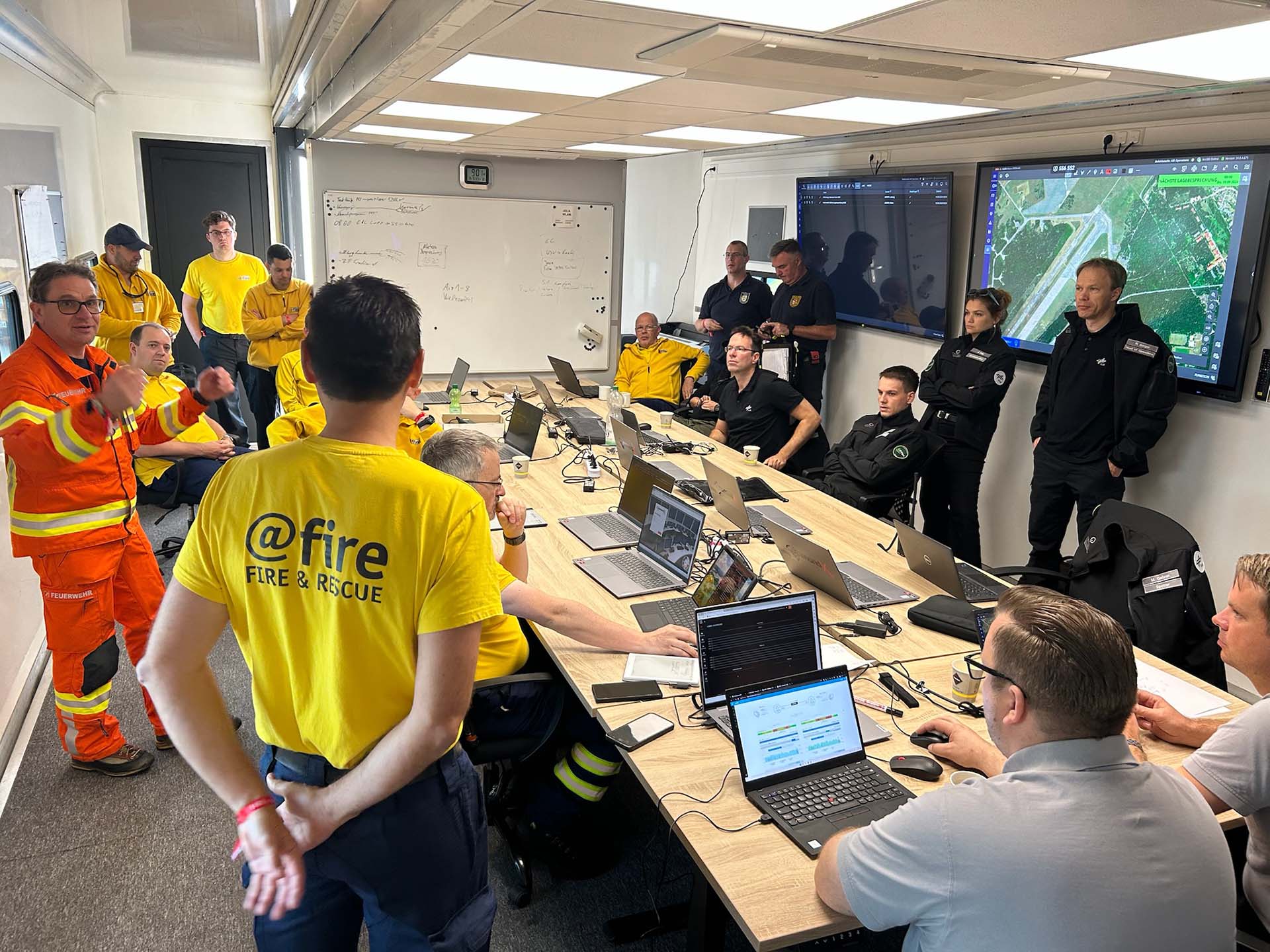 Command centre operational briefing