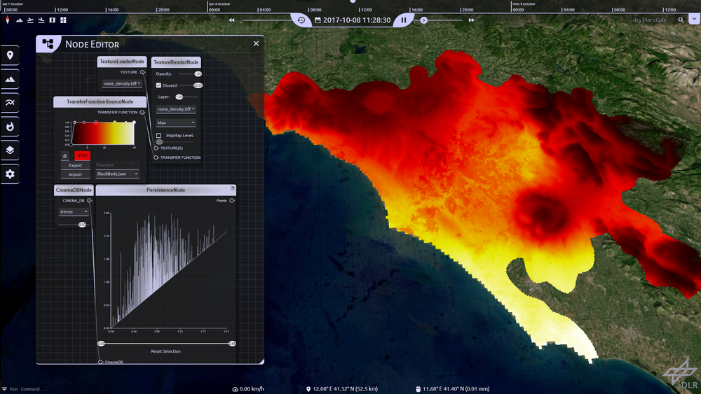 VESTEC software solution – wildfire in Spain