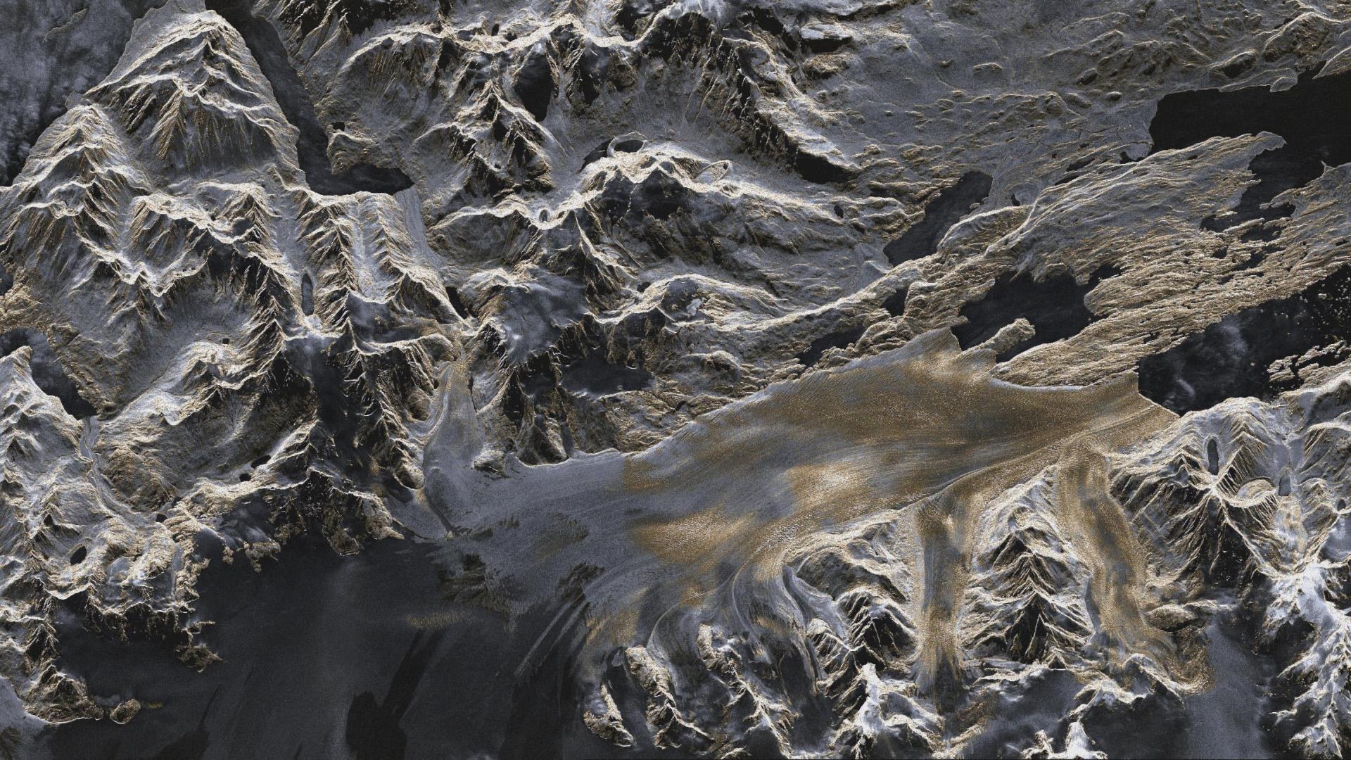Ter­raSAR-X im­age – the Up­sala Glacier in Patag­o­nia