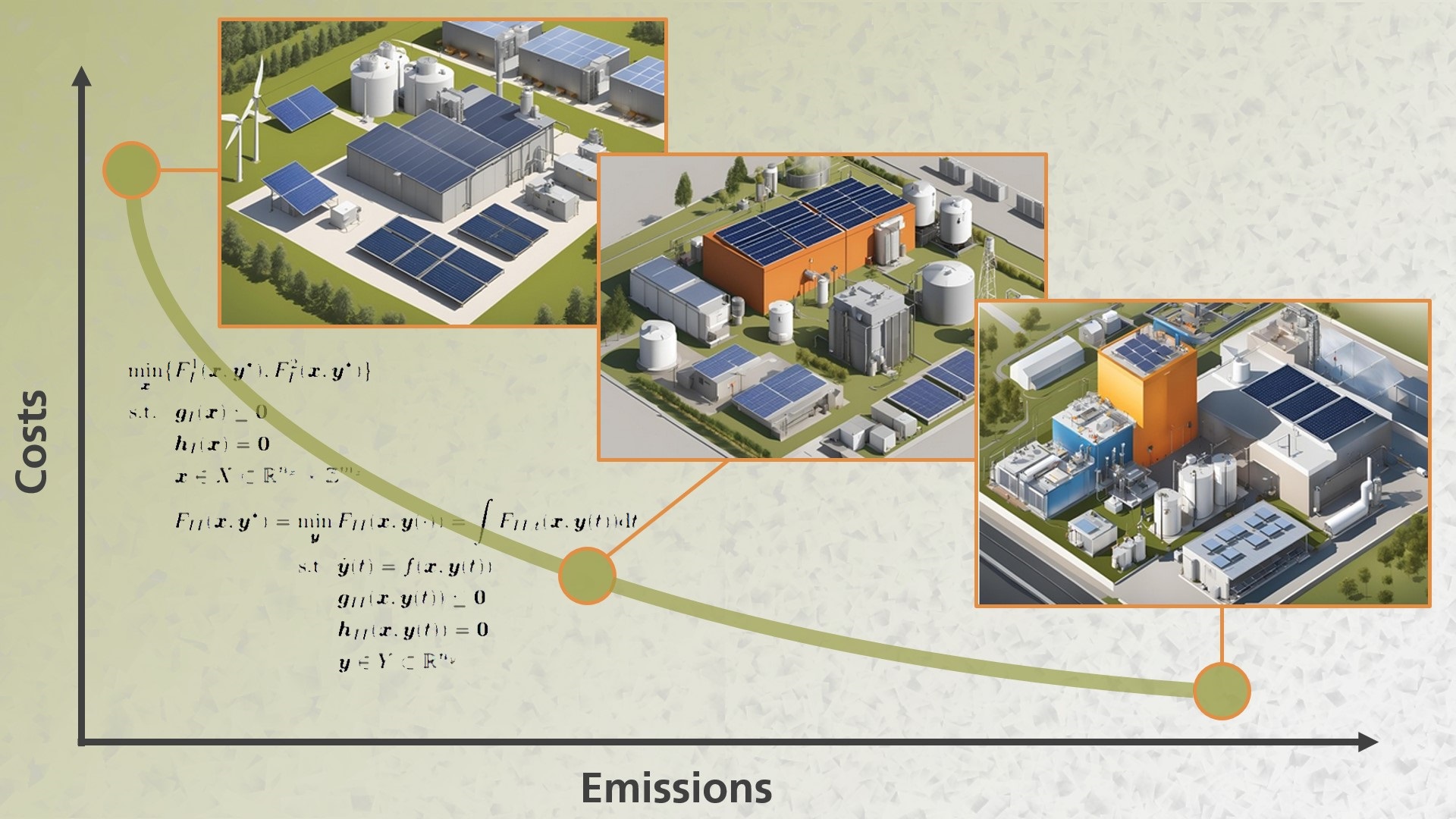 Integrated optimisation of the design and operation of hybrid energy conversion systems