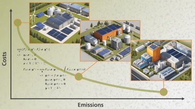 Integrated optimisation of the design and operation of hybrid energy conversion systems