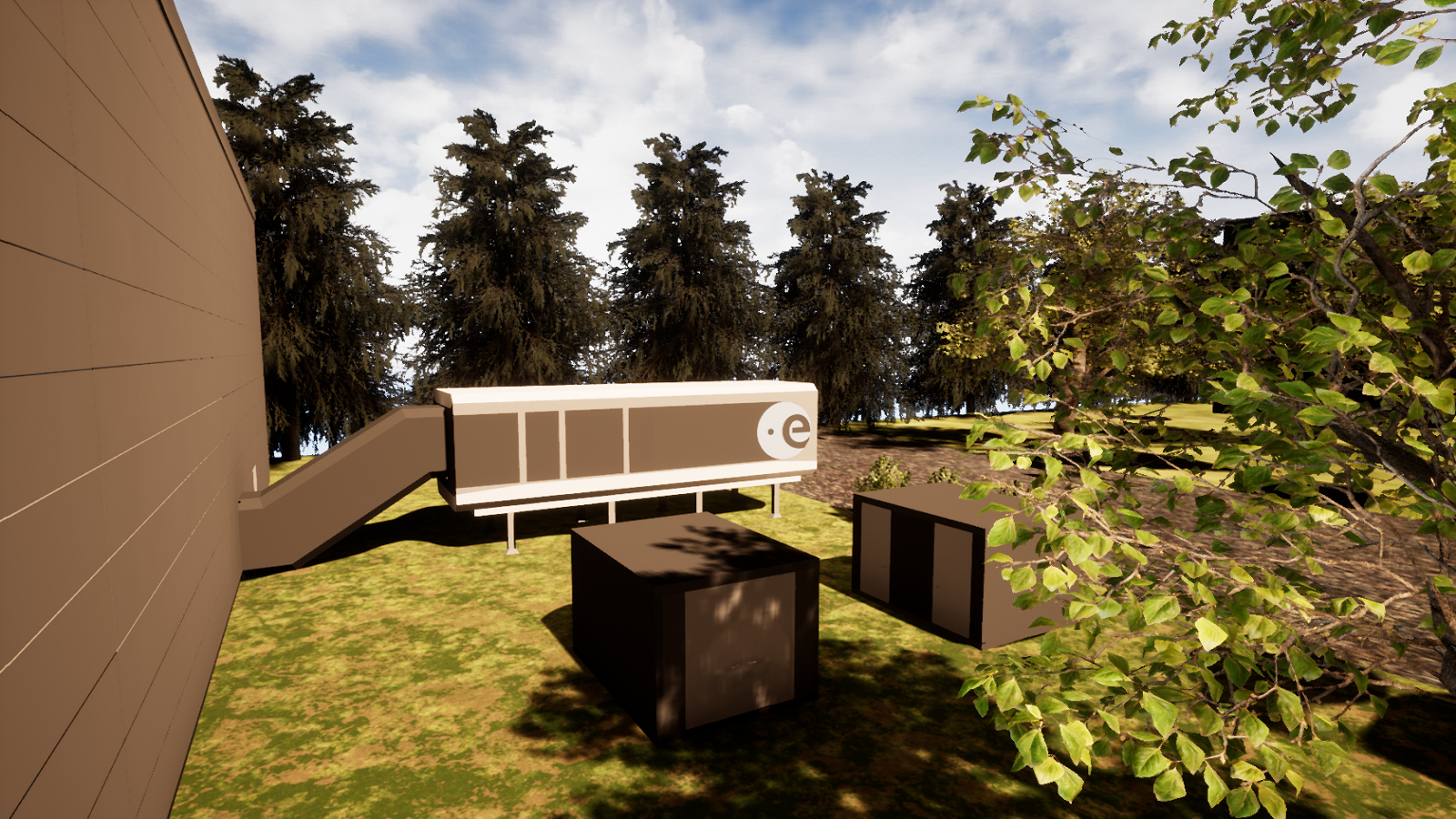 Artist's impression – EDEN LUNA greenhouse connected to the LUNA hall in Cologne