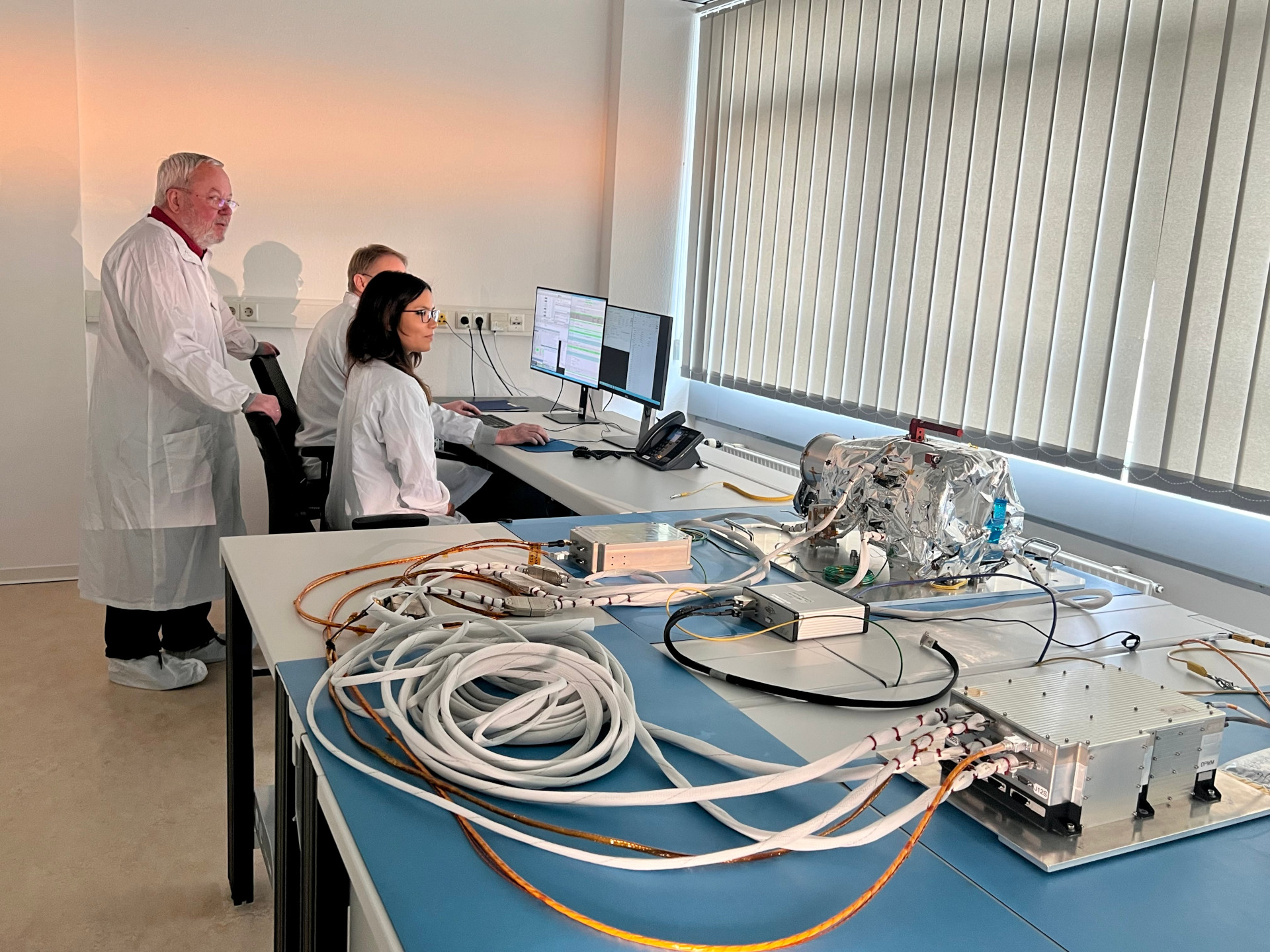 JANUS in the DLR laboratory