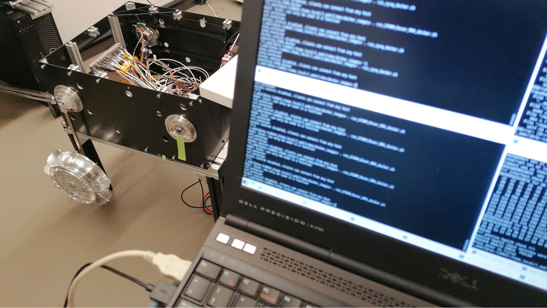 Test environment for the MMX-Rover software