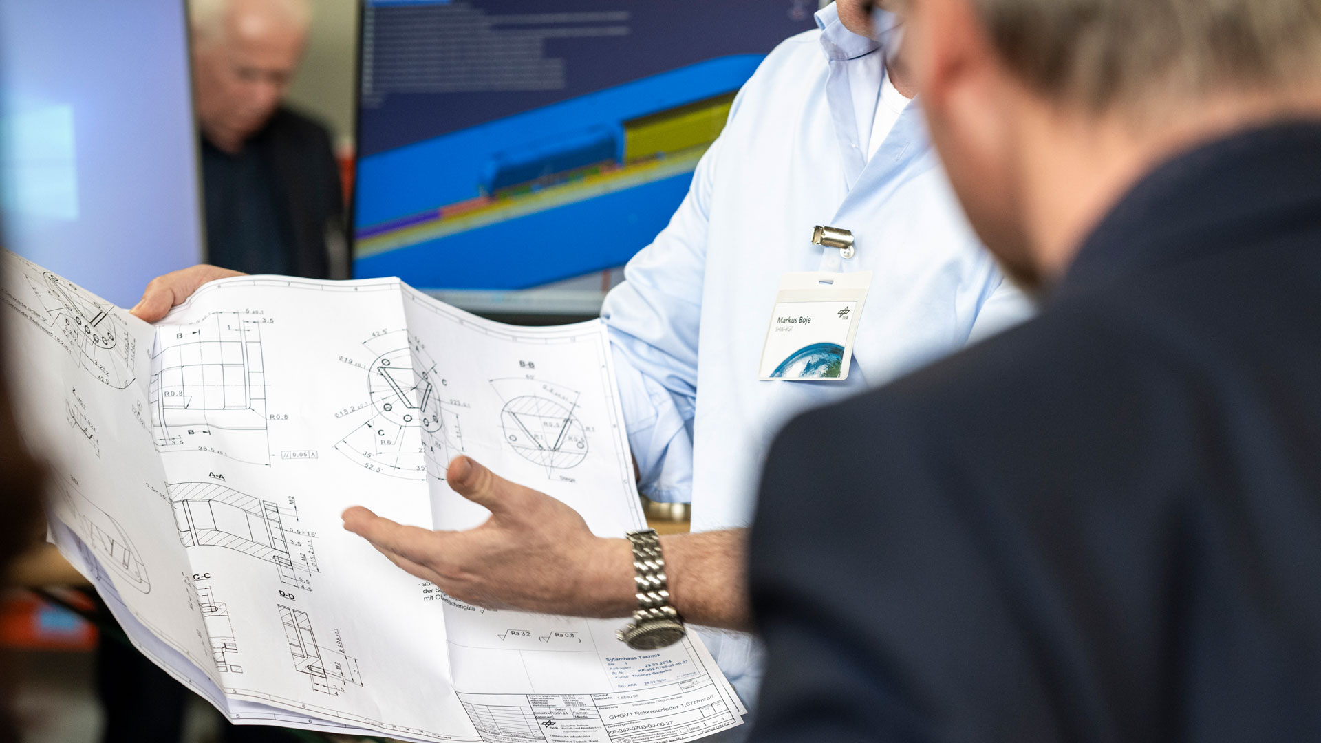 Client meeting at 'Hausmesse' in-house exhibition 2024