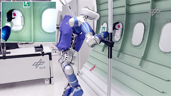 Einsatz des humanoiden DLR-Roboters TORO für die Flugzeugproduktion der Zukunft