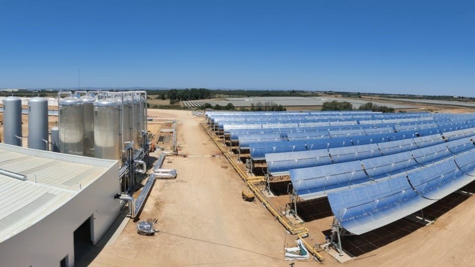 Largest solar process heating systems in Europe