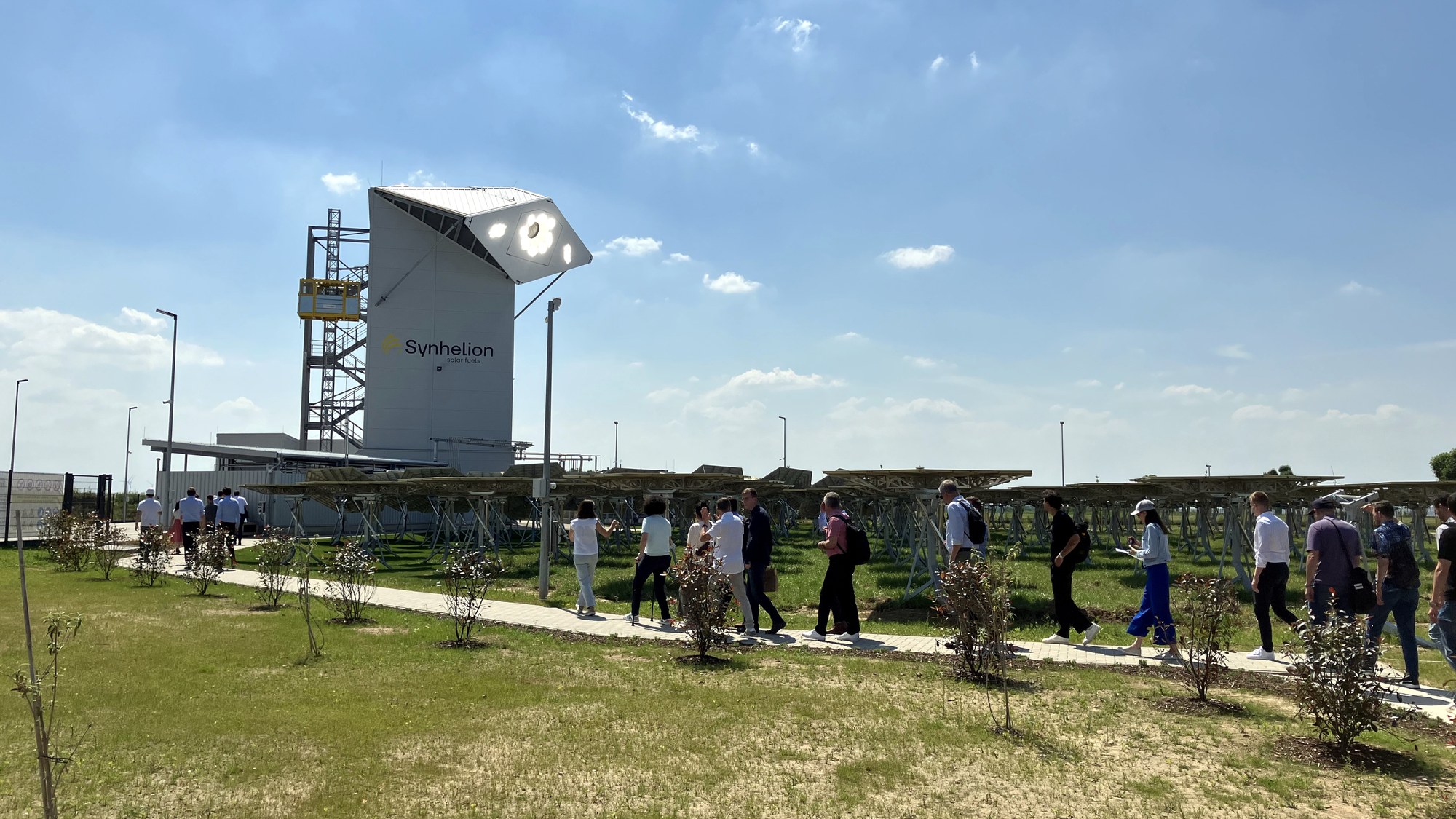 Guided tour of the newly built Synhelion DAWN plant