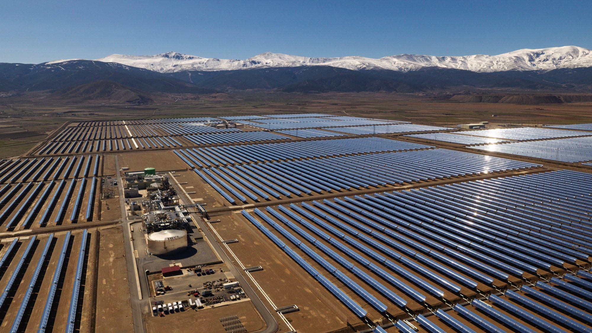 Andasol parabolic trough power plant