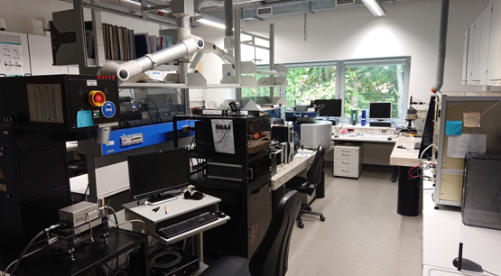 Characterization laboratory for analysis of material samples and coatings