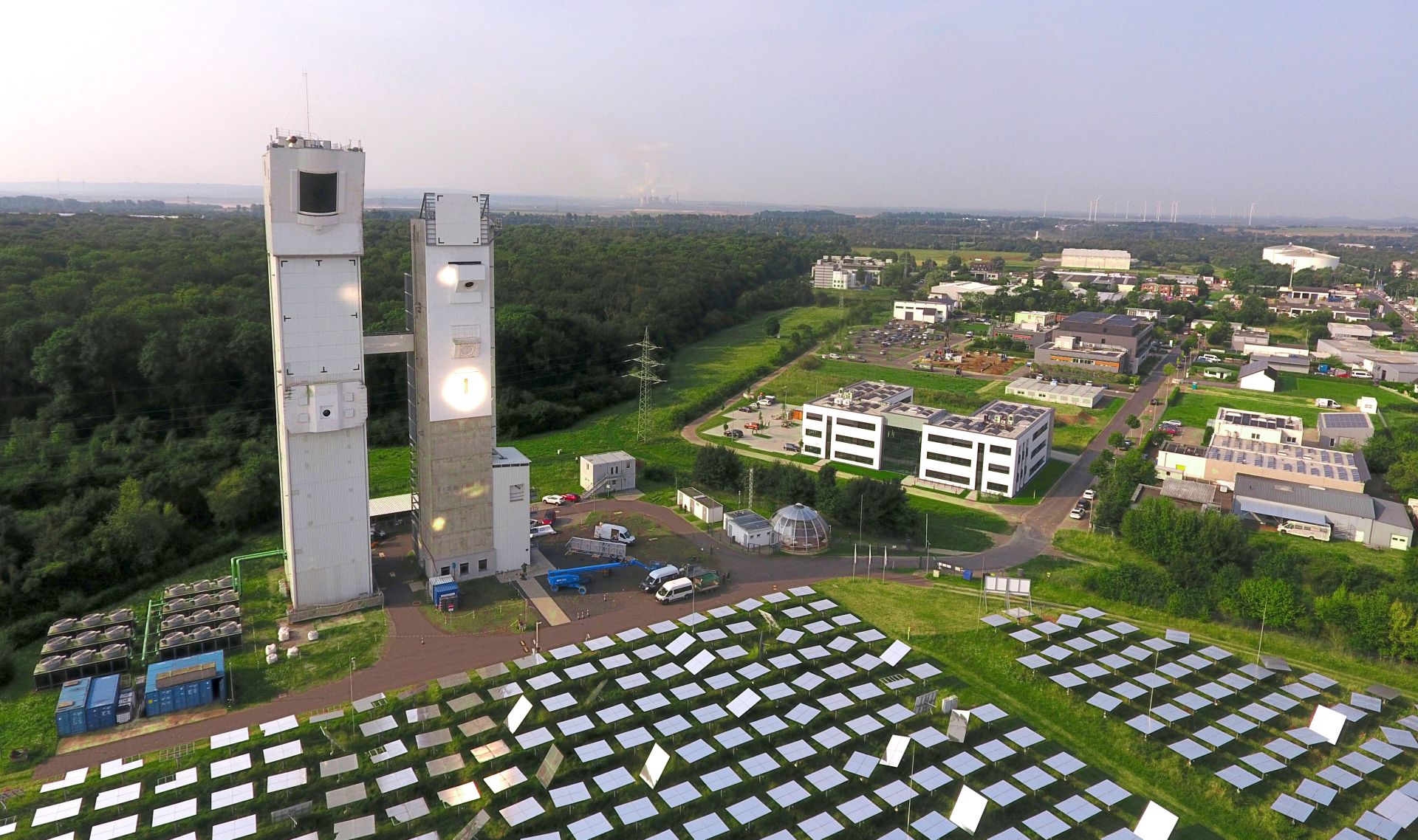 Aerial view of the Jülich site