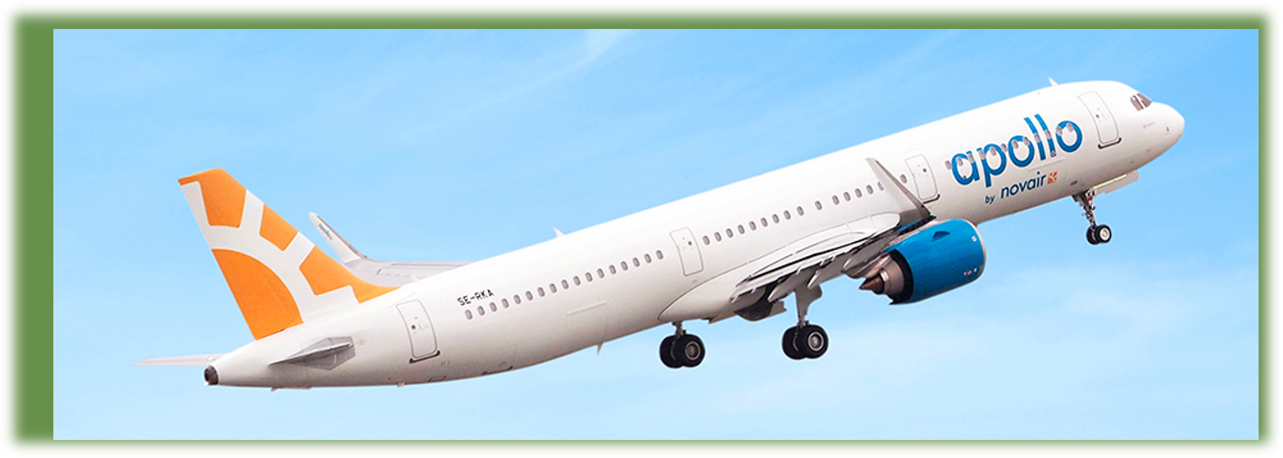 Novair Plane taking off