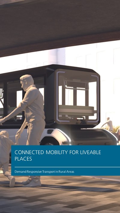 The U-Shift driving along a street.