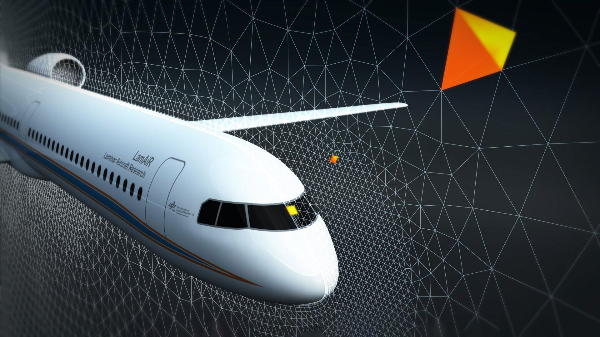 Virtual aircraft model