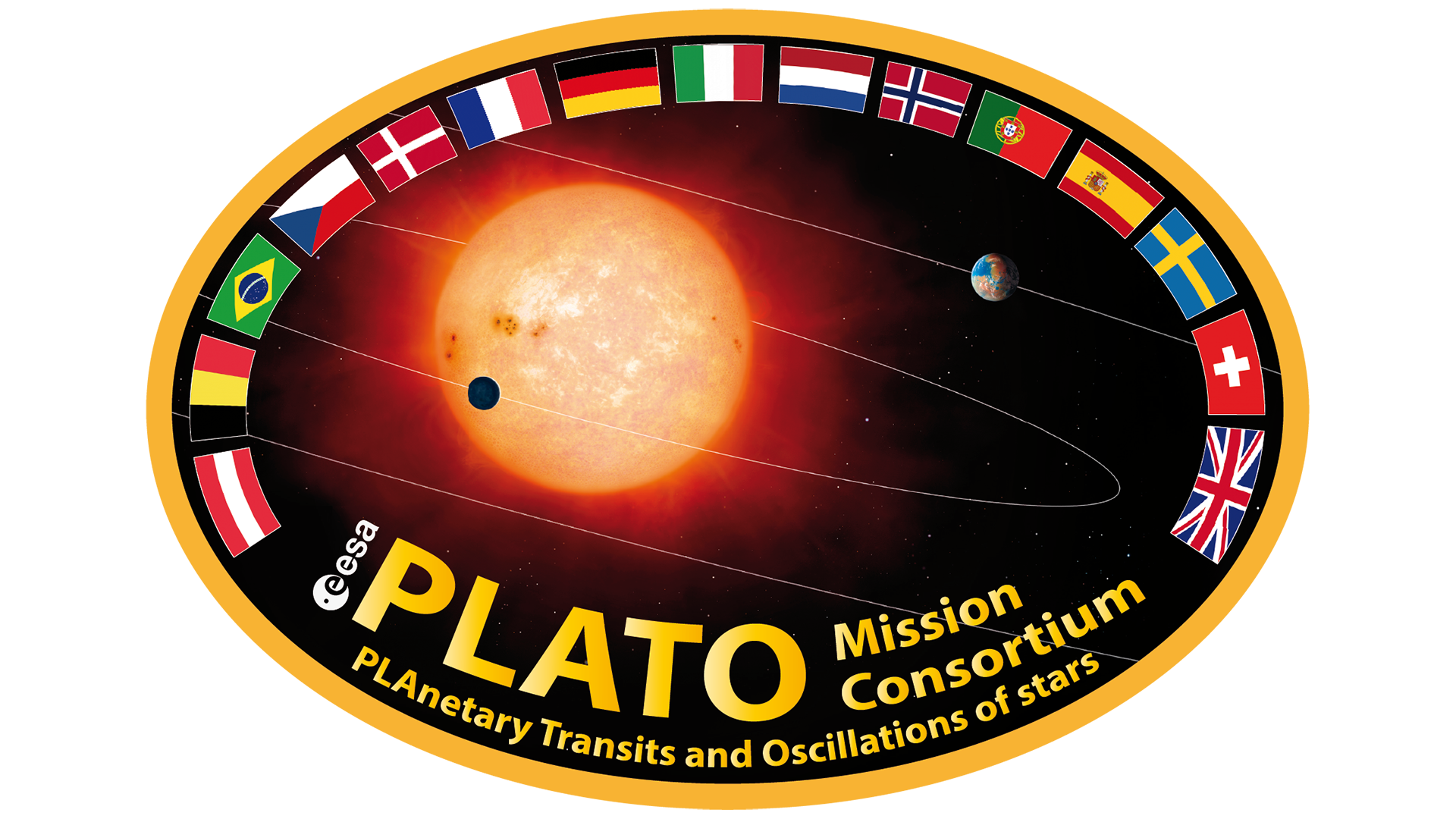 Sticker from the PLATO Mission Consortium