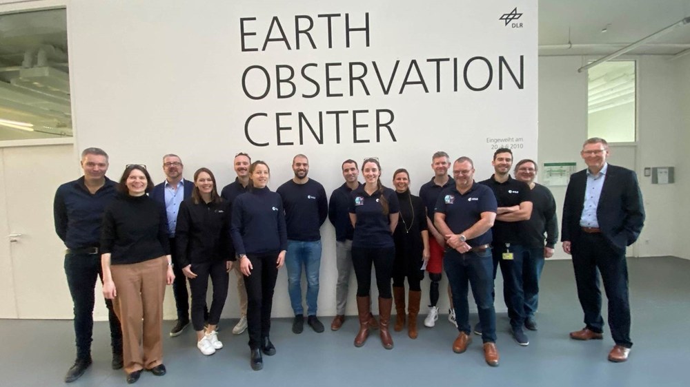 ESA astronaut candidates at EOC