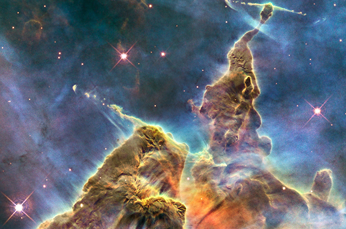 Solche kosmischen Gas- und Staubwolken sind die Geburtsstätten für neue Sterne. Bild: NASA, ESA