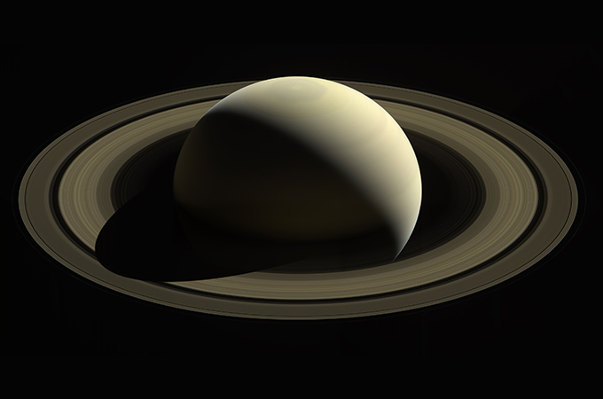 Der Saturn mit seinen wunderschönen Ringen. Bild: NASA