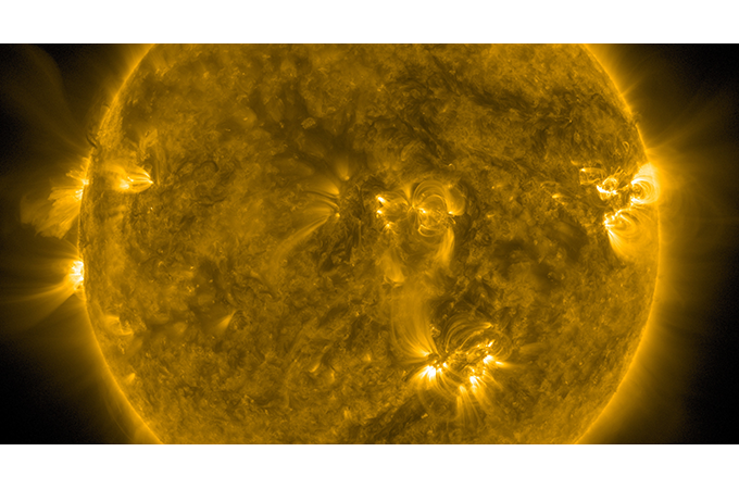 Die Sonne – gesehen vom Satelliten SDO. Bild: NASA