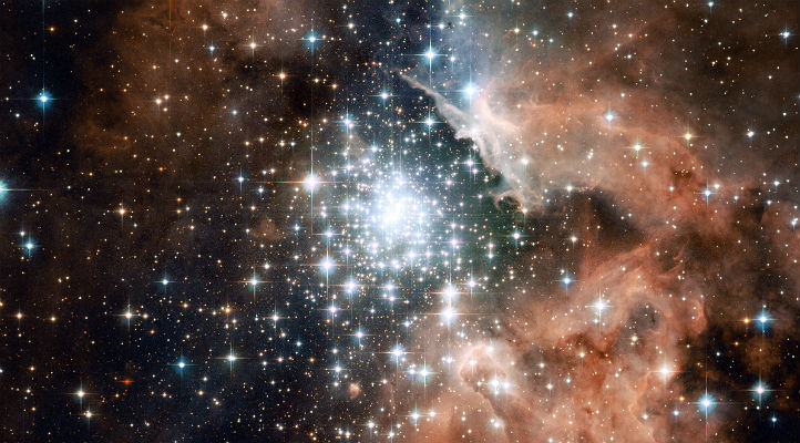 Ein Bild des Weltraum-Teleskops Hubble. Bild: NASA, ESA 