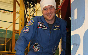 Alex ist Schirmherr der Aktion Mission X. Bild: ESA  
